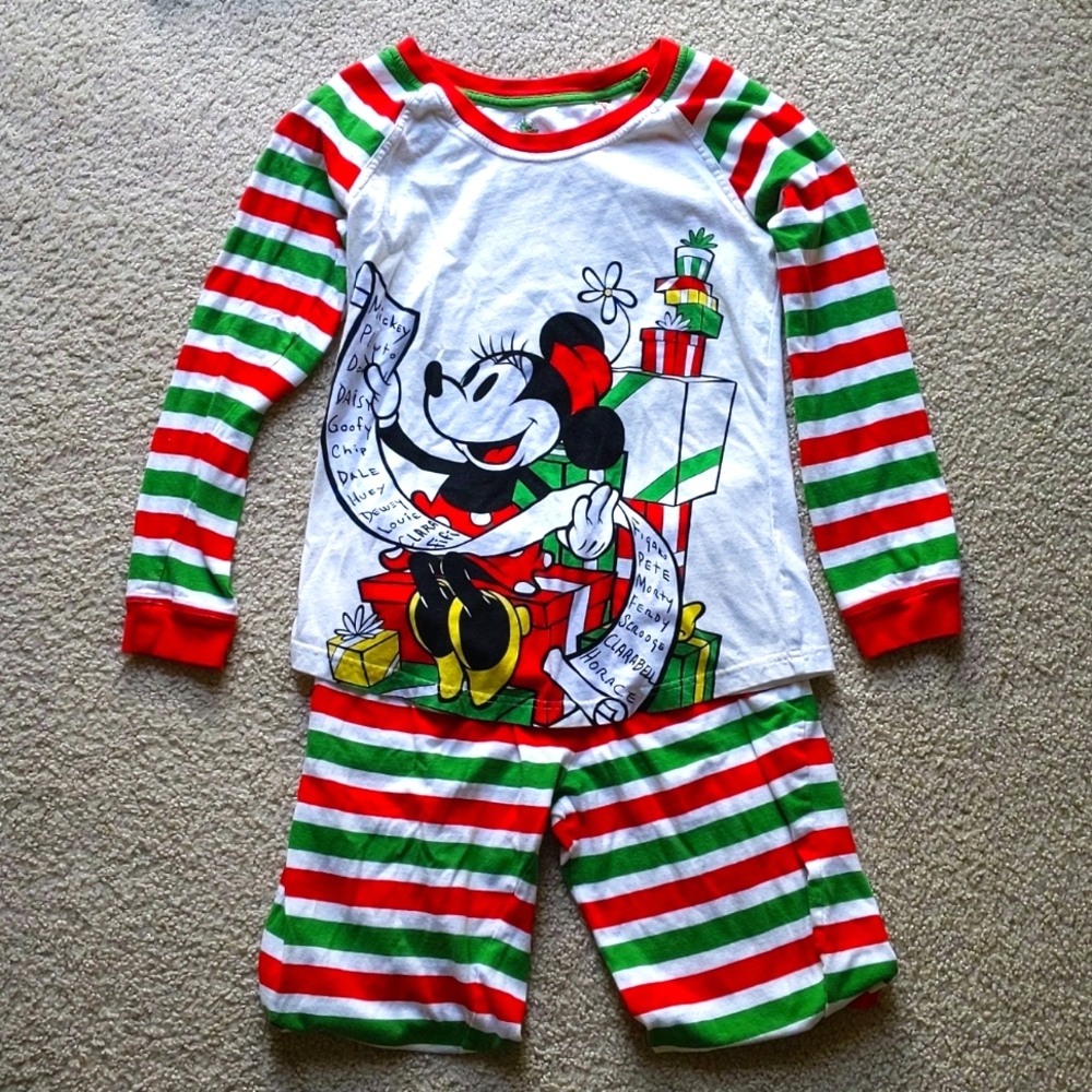 Disney Women's Minnie Mouse Xmas Pajamas